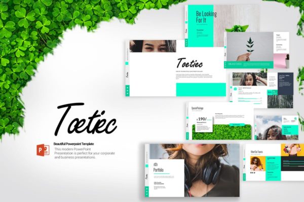 信息数据型企业介绍PPT幻灯片模板 Toetiec Powerpoint Presentation缩略图 信息数据型企业介绍PPT幻灯片模板 Toetiec Powerpoint Presentation