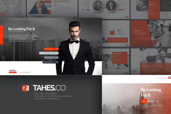 商务风格企业策划PPT幻灯片模板 Tahes.Co PowerPoint Template缩略图 商务风格企业策划PPT幻灯片模板 Tahes.Co PowerPoint Template