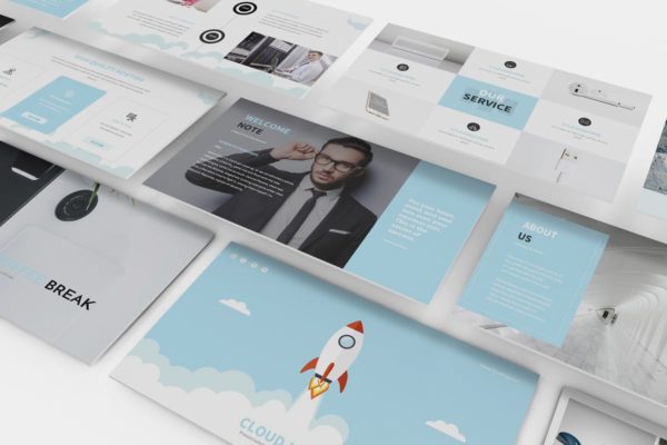 云计算&SEO信息技术服务业务介绍PPT模板 Hosting and SEO Powerpoint Template缩略图 云计算&SEO信息技术服务业务介绍PPT模板 Hosting and SEO Powerpoint Template