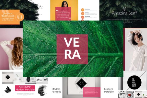 现代简约大方企业&品牌宣传适用创意PPT幻灯片模板 VERA Powerpoint Template缩略图 现代简约大方企业&品牌宣传适用创意PPT幻灯片模板 VERA Powerpoint Template