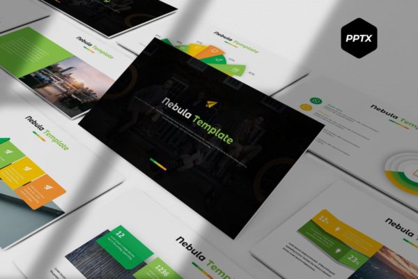 多种配色信息图表企业宣传PPT幻灯片素材 Nebula – Powerpoint Template缩略图 多种配色信息图表企业宣传PPT幻灯片素材 Nebula – Powerpoint Template
