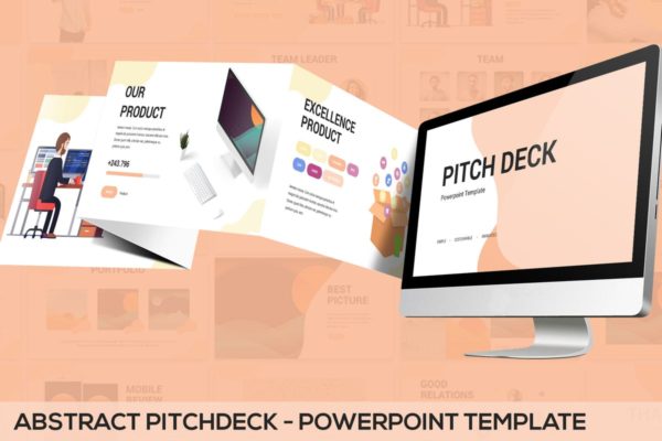 商务演示或个人适用的抽象风格PPT模板素材 Abstract Pitchdeck – Powerpoint Template缩略图 商务演示或个人适用的抽象风格PPT模板素材 Abstract Pitchdeck – Powerpoint Template