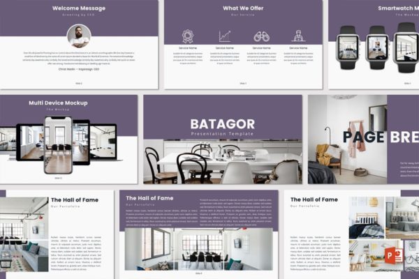 企业服务介绍PPT幻灯片模板 BATAGOR – Powerpoint Template缩略图 企业服务介绍PPT幻灯片模板 BATAGOR – Powerpoint Template