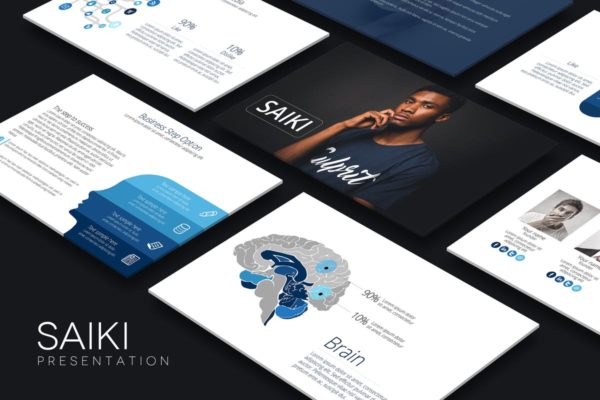 商业方案计划书PPT幻灯片模板 SAIKI Powerpoint Template缩略图 商业方案计划书PPT幻灯片模板 SAIKI Powerpoint Template