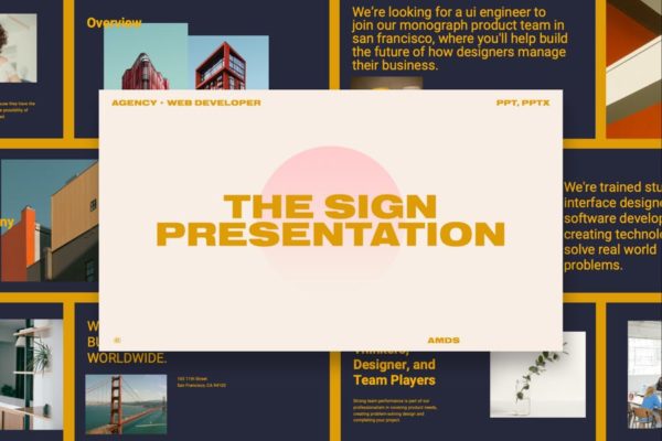 网站设计策划业务介绍PPT模板 PPT – Web Design Agency缩略图 网站设计策划业务介绍PPT模板 PPT – Web Design Agency