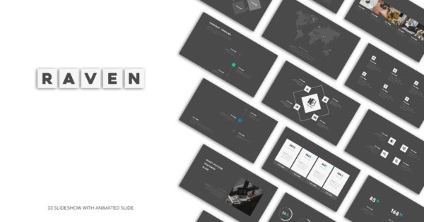 高端灰企业业务介绍PPT模板下载 Raven PPt缩略图 高端灰企业业务介绍PPT模板下载 Raven PPt