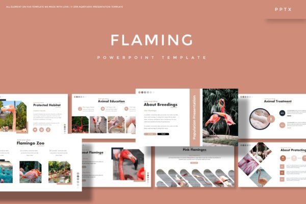 行业市场分析报告PPT设计模板 Flaming – Powerpoint Template缩略图 行业市场分析报告PPT设计模板 Flaming – Powerpoint Template