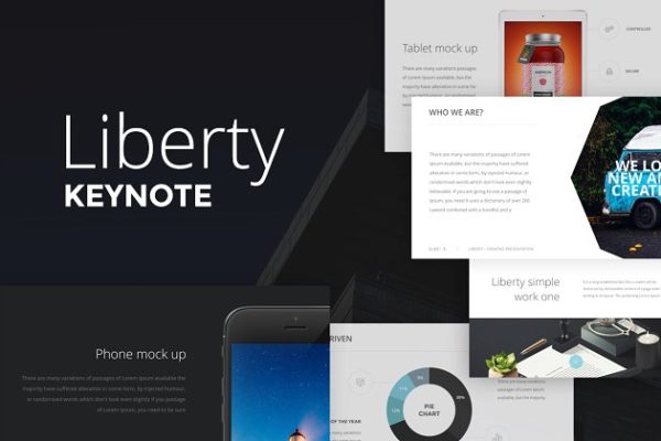 70+页 Keynote 创意幻灯片模板 Liberty Keynote Presentation缩略图 70+页 Keynote 创意幻灯片模板 Liberty Keynote Presentation