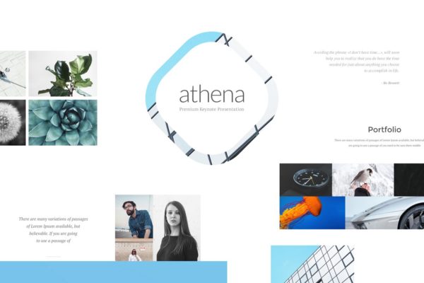 80+页现代简约 Keynote 幻灯片模板 Athena Keynote Presentation缩略图 80+页现代简约 Keynote 幻灯片模板 Athena Keynote Presentation