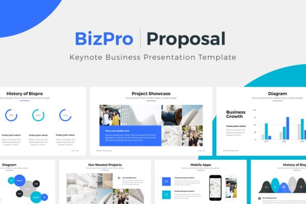 商业项目投标竞标Keynote幻灯片模板 BizPro | Proposal Keynote Template缩略图 商业项目投标竞标Keynote幻灯片模板 BizPro | Proposal Keynote Template