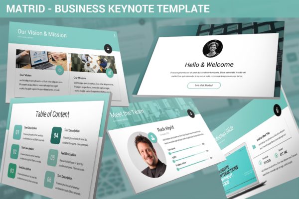 通用性企业介绍/业务推广Keynote幻灯片模板 Matrid – Business Keynote Template缩略图 通用性企业介绍/业务推广Keynote幻灯片模板 Matrid – Business Keynote Template