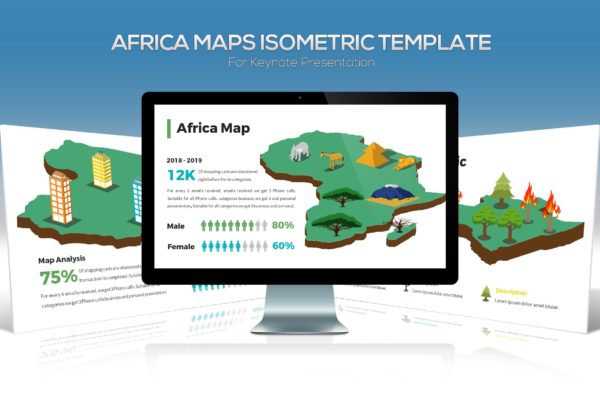 非洲国家地区地图图形Keynote幻灯片设计素材 Africa Maps Isometric & Legends For Keynote缩略图 非洲国家地区地图图形Keynote幻灯片设计素材 Africa Maps Isometric & Legends For Keynote