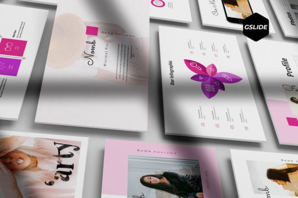 女性品牌文案策划Google Slide幻灯片素材 Nomb – Google Slide Template缩略图 女性品牌文案策划Google Slide幻灯片素材 Nomb – Google Slide Template