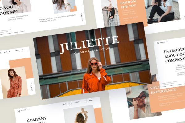 时尚服饰公司介绍谷歌幻灯片模板 JULIETTE – Google Slide Presentation缩略图 时尚服饰公司介绍谷歌幻灯片模板 JULIETTE – Google Slide Presentation