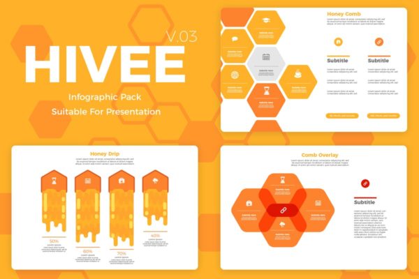 可视化数据统计分析信息图表矢量模板素材V3 Hivee 3 – Infographic缩略图 可视化数据统计分析信息图表矢量模板素材V3 Hivee 3 – Infographic
