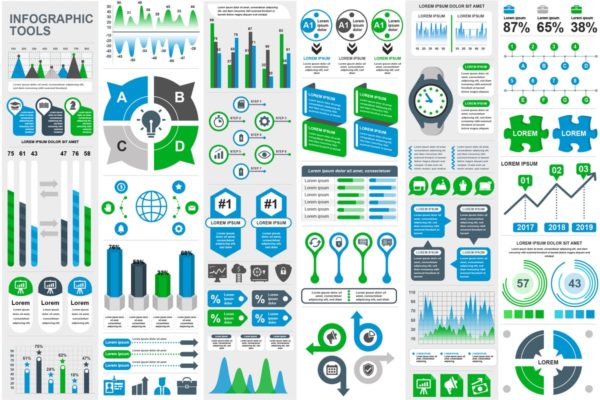 强大的幻灯片设计信息图表元素模板 Presentation Infographic Elements Template缩略图 强大的幻灯片设计信息图表元素模板 Presentation Infographic Elements Template