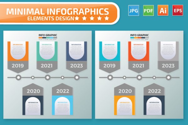 时间轴元素信息图表设计素材 Timeline Infographic Elements缩略图 时间轴元素信息图表设计素材 Timeline Infographic Elements