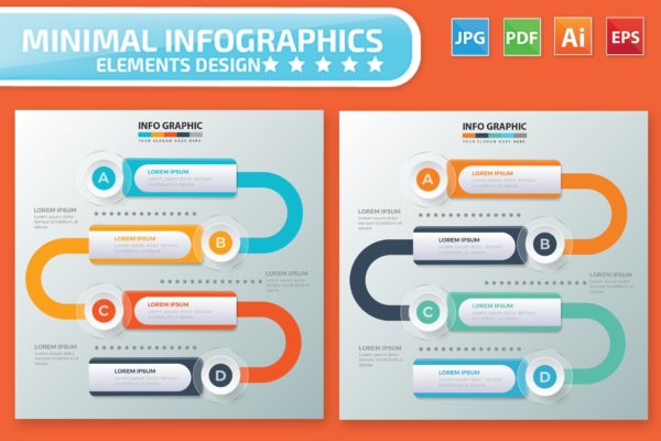 PPT幻灯片设计管道信息图表设计素材 Infographic Elements缩略图 PPT幻灯片设计管道信息图表设计素材 Infographic Elements