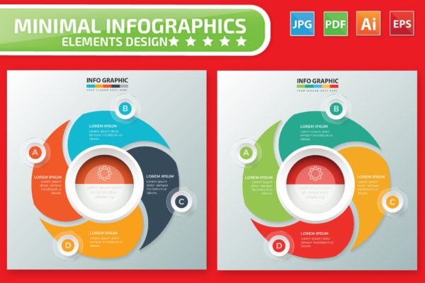 PPT幻灯片要点归纳扇形信息图表设计模板 Infographic Elements缩略图 PPT幻灯片要点归纳扇形信息图表设计模板 Infographic Elements
