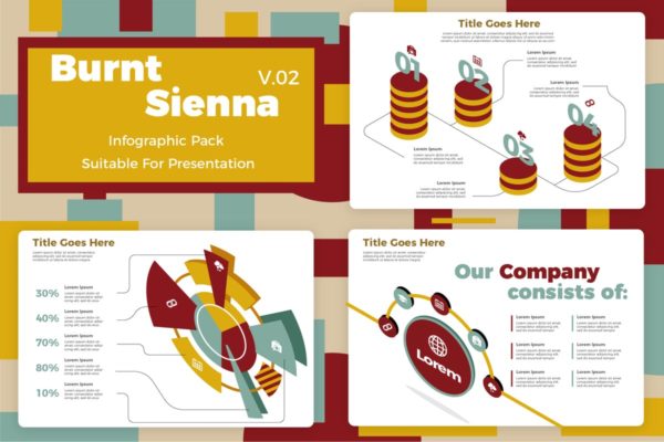 商业计划书信息图表矢量设计模板v2 Burnt Sienna v2 – Infographic缩略图 商业计划书信息图表矢量设计模板v2 Burnt Sienna v2 – Infographic