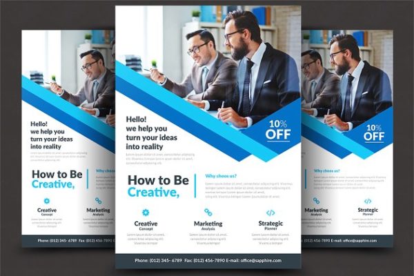 企业商务推广促销活动宣传海报设计 Corporate Flyer缩略图 企业商务推广促销活动宣传海报设计 Corporate Flyer