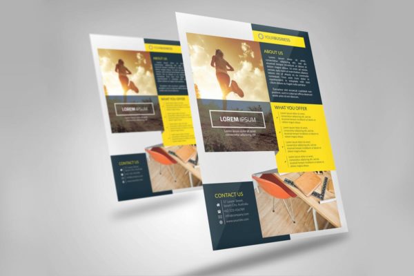多用途企业宣传海报设计模板v2 Multipurpose Business Flyer