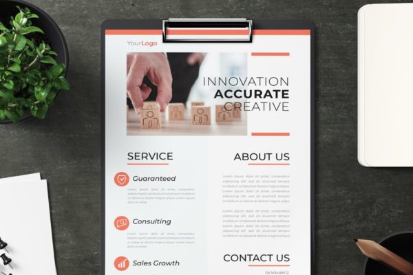 商业企业营销传单设计模板 Business Flyer