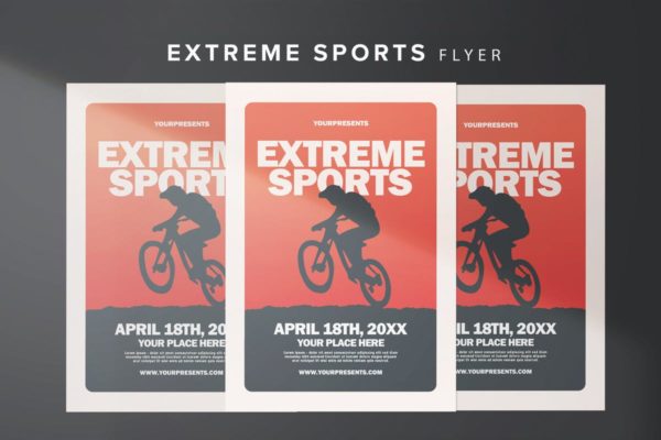 极限运动疯狂越野赛活动传单海报设计模板 Extreme Sports Flyer缩略图 极限运动疯狂越野赛活动传单海报设计模板 Extreme Sports Flyer