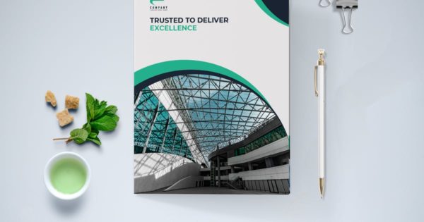 创意现代企业介绍双折页尺寸设计手册模板缩略图 创意现代企业介绍双折页尺寸设计手册模板