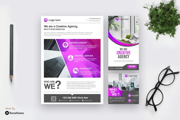 极简主义设计风格企业宣传广告设计素材 Business – Minimalist Template Pack缩略图 极简主义设计风格企业宣传广告设计素材 Business – Minimalist Template Pack