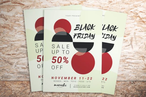 极简主义设计风格黒五购物狂欢节活动海报传单模板 Black Friday Minimalist Flyer缩略图 极简主义设计风格黒五购物狂欢节活动海报传单模板 Black Friday Minimalist Flyer