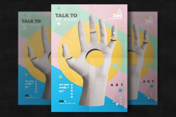 创意超现实设计风格海报传单模板 Creative Surreal Flyer Template缩略图 创意超现实设计风格海报传单模板 Creative Surreal Flyer Template