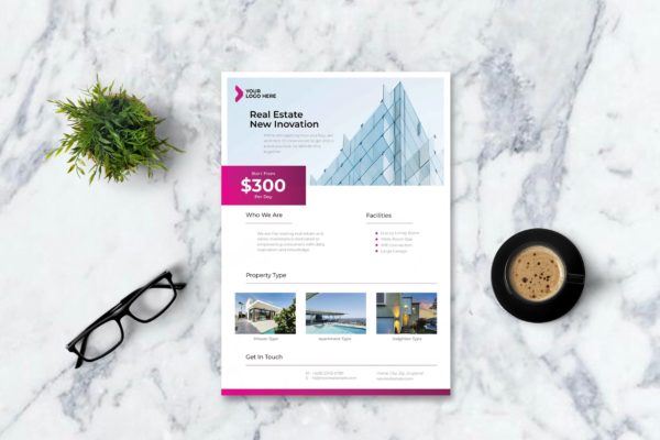 房产销售/中介主题海报传单设计模板v1 Real Estate Flyer – Vol. 1缩略图 房产销售/中介主题海报传单设计模板v1 Real Estate Flyer – Vol. 1