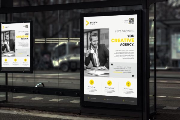 上市公司灯箱广告海报设计模板 Focus Corporate Poster TS缩略图 上市公司灯箱广告海报设计模板 Focus Corporate Poster TS