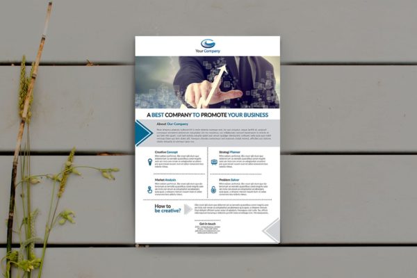 企业简介/介绍传单设计模板 Corporate Flyer #01缩略图 企业简介/介绍传单设计模板 Corporate Flyer #01