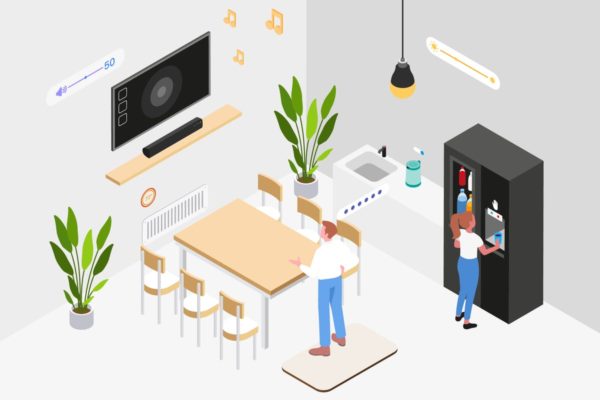 智能工作场所等距概念插图 Smart Workplace Isometric Illustration缩略图 智能工作场所等距概念插图 Smart Workplace Isometric Illustration