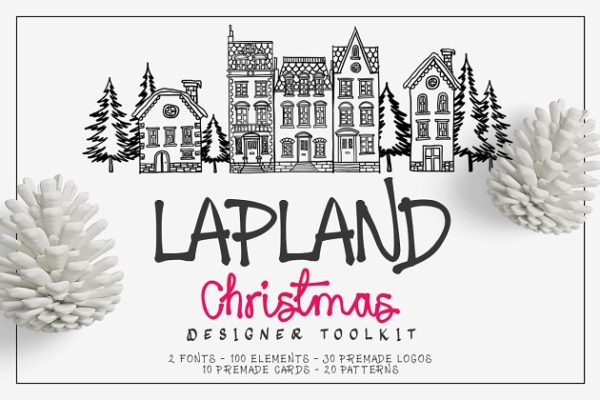 圣诞主题元素设计师工具包 Lapland Christmas Toolkit缩略图 圣诞主题元素设计师工具包 Lapland Christmas Toolkit