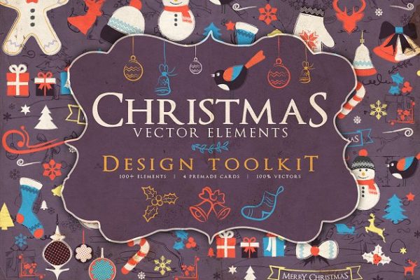 圣诞节日元素工具包 Christmas Elements Toolkit缩略图 圣诞节日元素工具包 Christmas Elements Toolkit