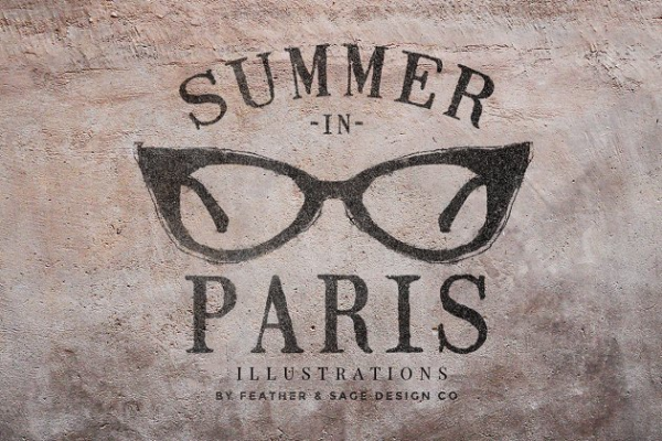 夏季巴黎时尚矢量元素插图 Summer In Paris Vector Graphics缩略图 夏季巴黎时尚矢量元素插图 Summer In Paris Vector Graphics