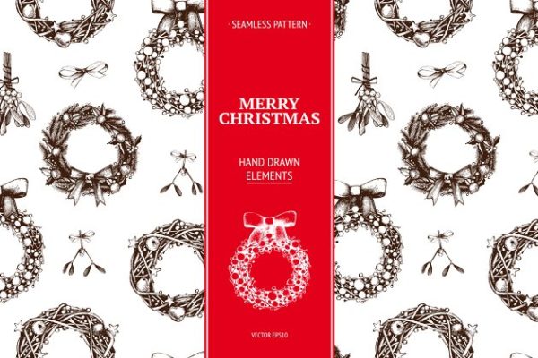 圣诞节装饰元素设计素材 Vector Christmas Design