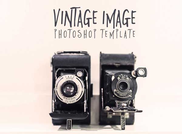 复古照片效果 PSD 模板 Vintage Image Photoshop Template缩略图 复古照片效果 PSD 模板 Vintage Image Photoshop Template