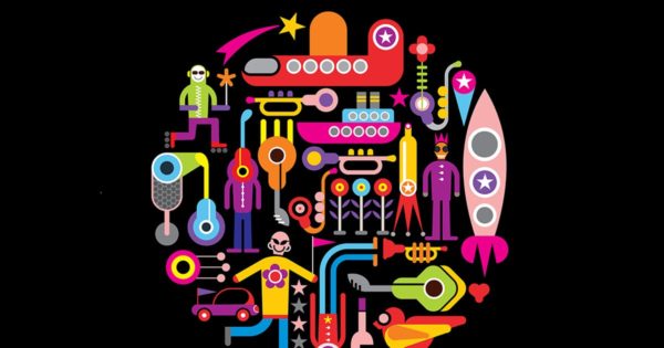 庆典派对聚会主题圆形图形矢量图 Celebration Party round shape vector illustration缩略图 庆典派对聚会主题圆形图形矢量图 Celebration Party round shape vector illustration
