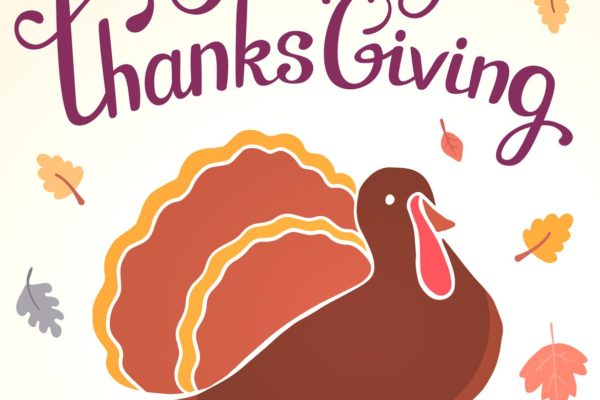 感恩节庆祝火鸡美食矢量设计素材 Happy Thanksgiving turkey