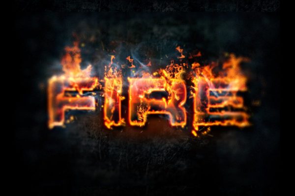 震撼熔岩火焰特效PS图层样式 Hot Lava & Fire Photoshop Layer Styles