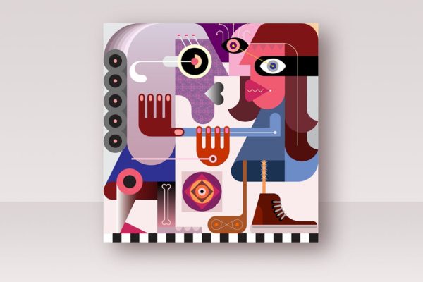 女性对抗打斗场景抽象矢量插画 Two Women Are Fighting vector illustration缩略图 女性对抗打斗场景抽象矢量插画 Two Women Are Fighting vector illustration