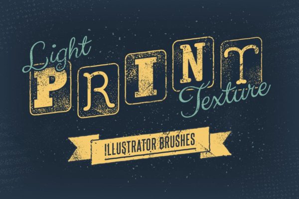噪点/半色调/磨损效果AI画笔笔刷工具包 Light Print Texture Illustrator Brushes缩略图 噪点/半色调/磨损效果AI画笔笔刷工具包 Light Print Texture Illustrator Brushes