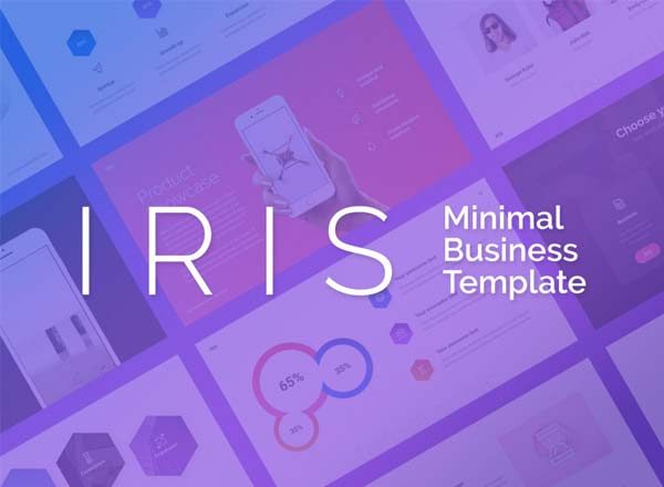 色彩有亲和力的极简主义PPT模版套装Pro [PPTX,Key]