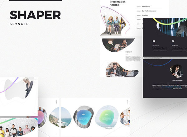 高品质的幻灯片展示模板（keynote）