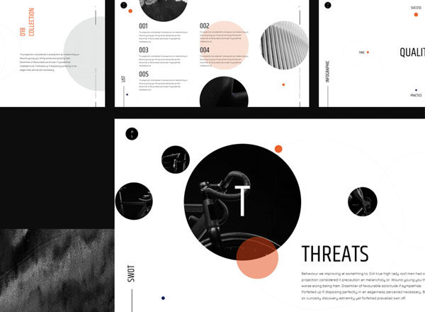 一款独特艺术质感PPT模版精选[pptx,key]