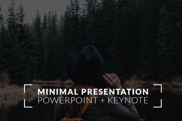 100页企业或者个人多用途 Powerpoint & Keynote 幻灯片模板 Minimal Presentation